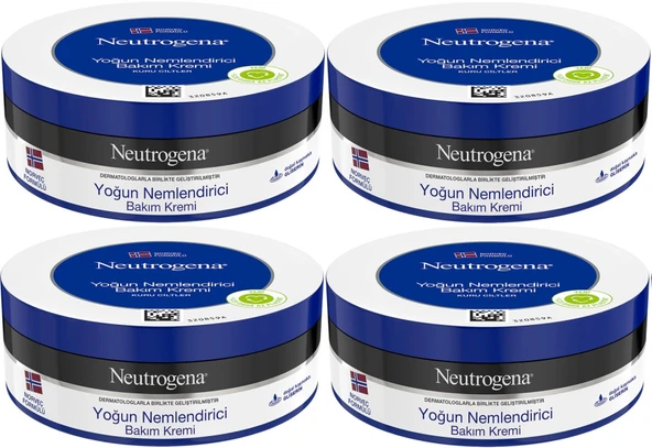 Neutrogena Norveç Formülü Yoğun Bakım Kremi 200ML (4 Lü Set)