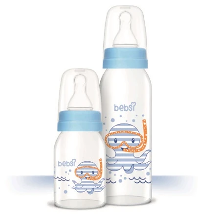 Bebsi Cam Biberon Seti Mavi (250ML+125ML) - 3