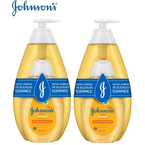 Johnsons Baby Bebek Şampuanı Klasik 750ML+200 Hediye (2 Li Set) ürün görseli 1