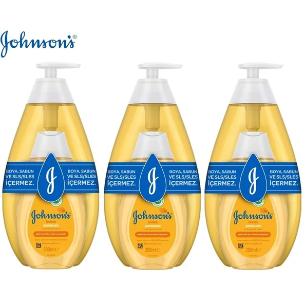 Johnsons Baby Bebek Şampuanı Klasik 750ML+200 Hediye (3 Lü Set) - 1