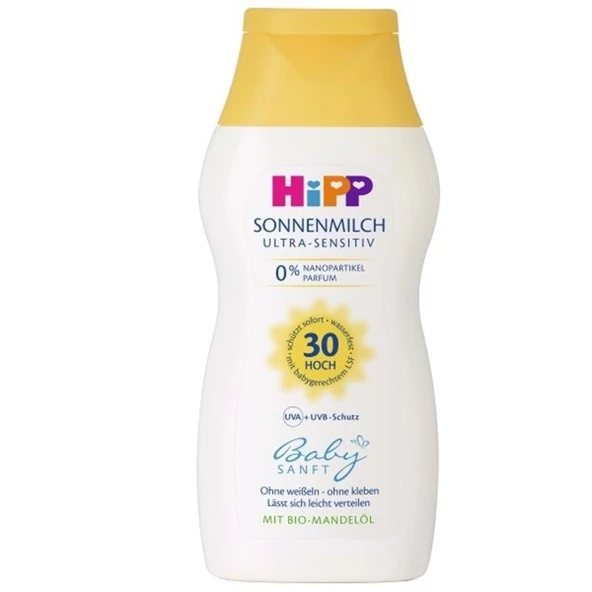 Hipp Babysanft Bebek Güneş Sütü/Sonnenmılch 200ML Ultra Sensıtıv (30 Faktör) - 2