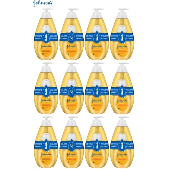 Johnsons Baby Bebek Şampuanı Klasik 750ML+200 Hediye (12 Li Set) ürün görseli 1