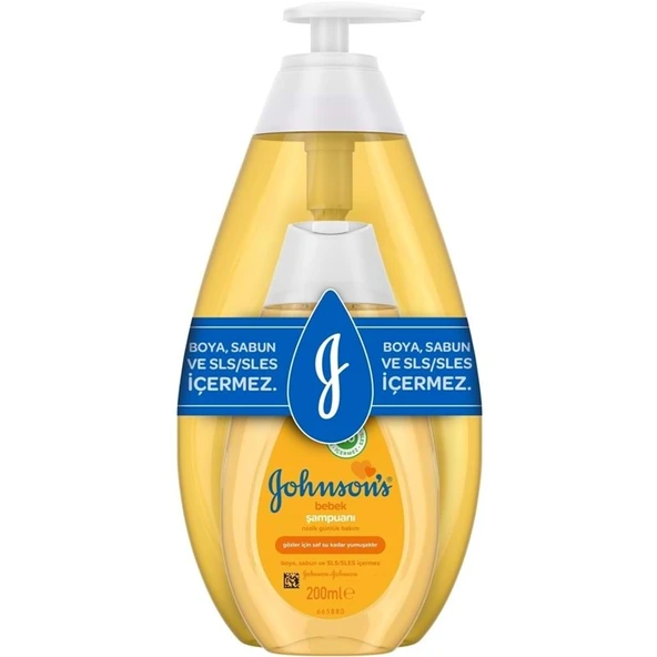 Johnsons Baby Bebek Şampuanı Klasik 750ML+200ML Hediye ürün görseli 1