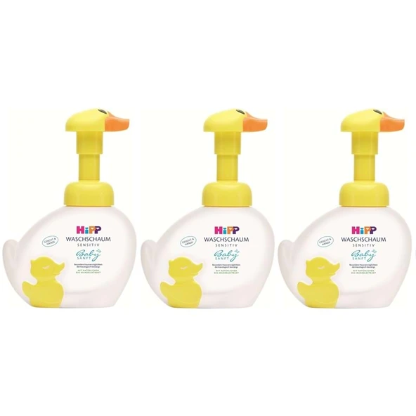 Hipp Babysanft Bebek/Çoçuk El Yıkama Köpüğü 250ML Pompalı (3 Lü Set) ürün görseli 1