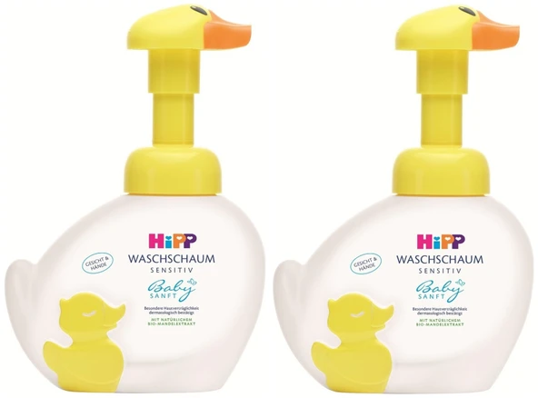 Hipp Babysanft Bebek/Çoçuk El Yıkama Köpüğü 250ML Pompalı (2 Li Set)