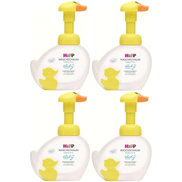 Hipp Babysanft Bebek/Çoçuk El Yıkama Köpüğü 250ML Pompalı (4 Lü Set) ürün görseli 1