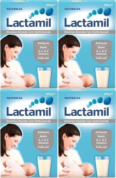 Nutrıcıa Lactamil 200GR (Emziren Anneler İçin Sütlü İçeçek) (4 Lü Set)