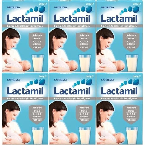 Nutrıcıa Lactamil 200GR (Emziren Anneler İçin Sütlü İçeçek) (6 Lı Set) - 1