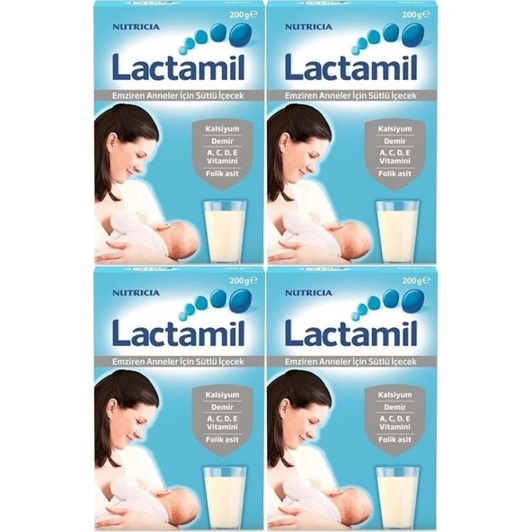 Nutrıcıa Lactamil 200GR (Emziren Anneler İçin Sütlü İçeçek) (4 Lü Set) - 1