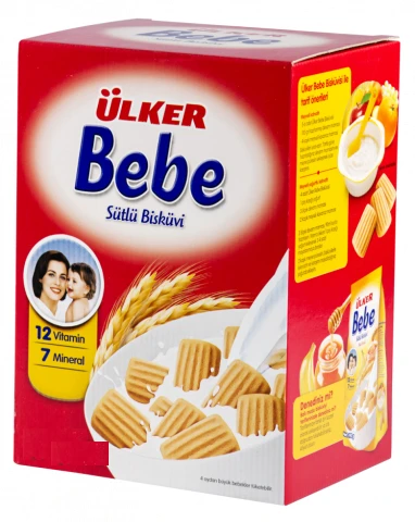 Ülker Bebe Bisküvisi 800Gr 12 Vitaminli Kutu