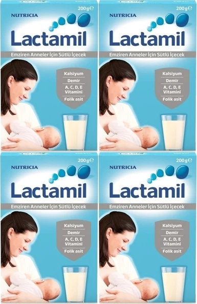 Nutrıcıa Lactamil 200GR (Emziren Anneler İçin Sütlü İçeçek) (4 Lü Set)
