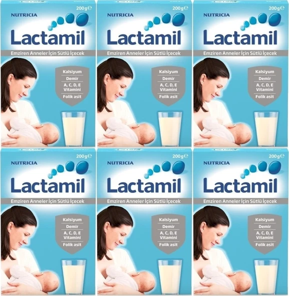 Nutrıcıa Lactamil 200GR (Emziren Anneler İçin Sütlü İçeçek) (6 Lı Set)