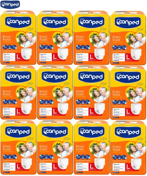 Canped Emici Külot Hasta Yetişkin Bezi XL - Ekstra Büyük - Extra Large 96 Adet ürün görseli 1