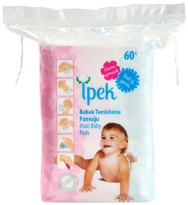 İpek Bebek Temizleme Pamuğu 60 Adet Tekli Pk - 2