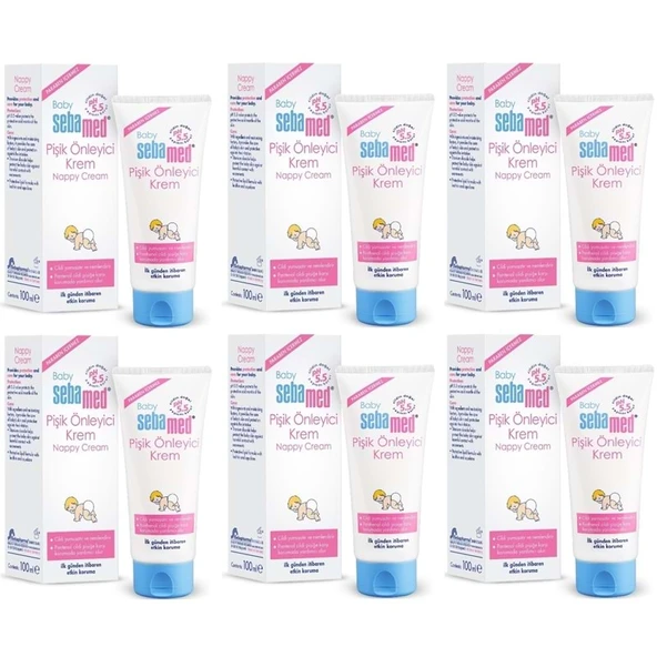 Sebamed Bebek Pişik Önleyici Krem 100ML (6 Lı Set) ürün görseli