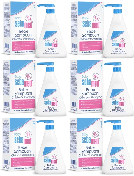 Sebamed Bebek Şampuanı 500ML Pompalı (6 Lı Set) ürün görseli 1