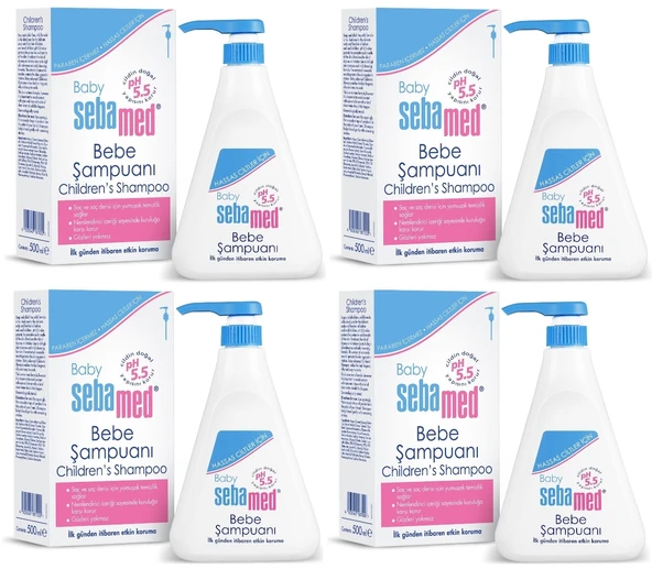 Sebamed Bebek Şampuanı 500Ml Pompalı (4 Lü Set) ürün görseli