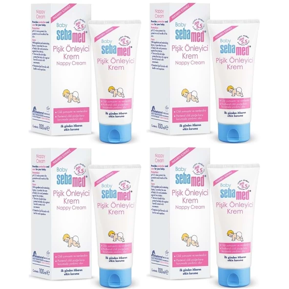 Sebamed Bebek Pişik Önleyici Krem 100ML (4 Lü Set) ürün görseli