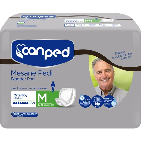 Canped Mesane Pedi Klasik Erkek M-Orta 72 Adet - 2