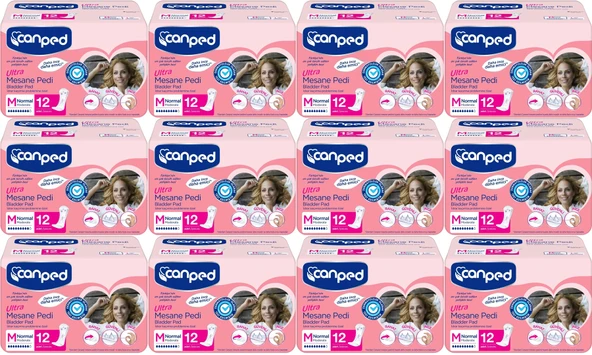 Canped Mesane Pedi Ultra M - Medium - Orta 144 Adet (12PK*12)