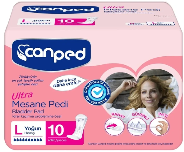 Canped Mesane Pedi Ultra L - Large - Büyük - Yoğun 20 Adet (2PK*10) - 2