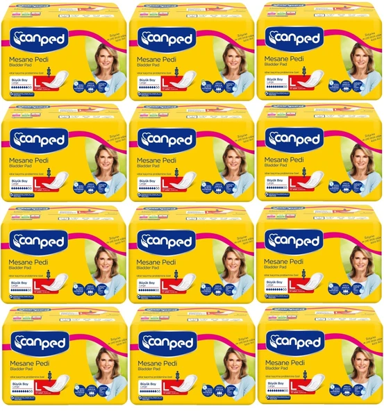 Canped Mesane Pedi Klasik L - Large - Büyük Boy 120 Adet (12PK*10)