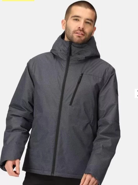 Regetta Harridge Waterproof Walking Jacket Erkek Mont Gri RMP366