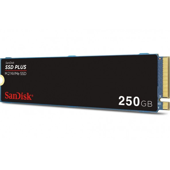 SanDisk SSD PLUS 250GB 2400MB-1500MB/s M.2 PCIe Gen 3.0 NVMe SSD SDSSDA3N-250G-G26 - 2