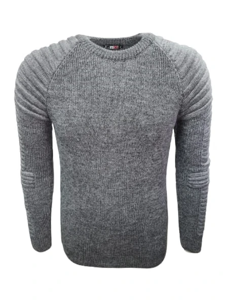 Ce-Ce C1006 Erkek Triko Basic Bisiklet Yaka Kalın Kazak ürün görseli