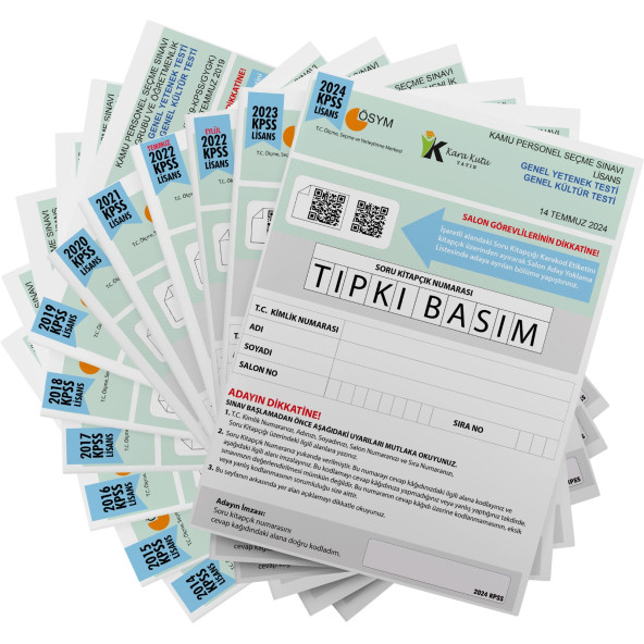 2025 KPSS Lisans ÖSYM Çıkmış Soru Tıpkı Basım 12li Deneme Paketi Video Çözümlü Türkiye Geneli - 3