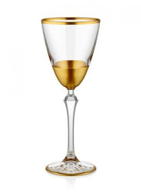 The Mia Glam Şarap Kadehi Gold 6 Parça GLM0006 - 2