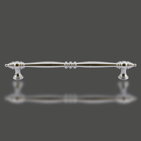 Petek Mobilya Mutfak Dolabı Çekmece Dolap Kapak Kulpu Düz Metal Kulp Kulbu Kulpu 128 Mm Krom - 3