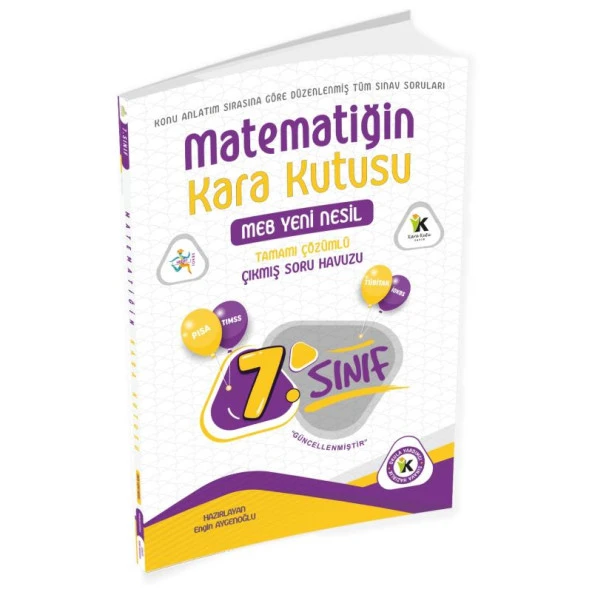 7.Sınıf Matematiğin Kara Kutusu Tamamı Çözümlü Çıkmış Soru Bankası