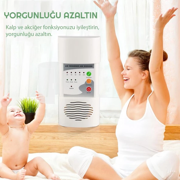 UpWay Çok Fonksiyonlu Ozon Cihazı ve Hava Temizleyici Koku Giderici - 7