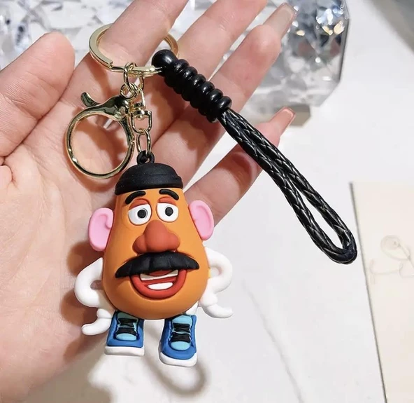 Oyuncak Hikayesi Silikon Anahtarlıklar Sevimli  Bay Patates Kafa ürün görseli