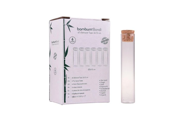 Bambum Bondi 6lı Baharat Tüpü 2x10cm B0861