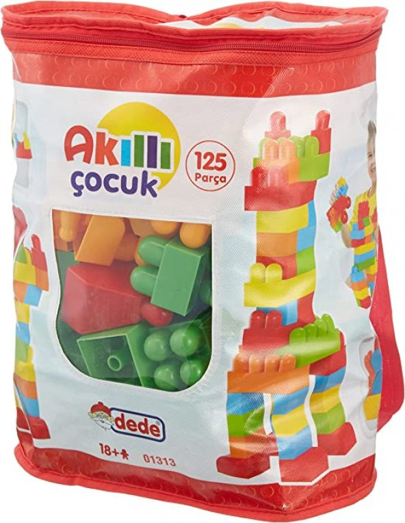 Dede Oyuncak Akıllı Çocuk Bloklar 125 Parça 01313 - 3