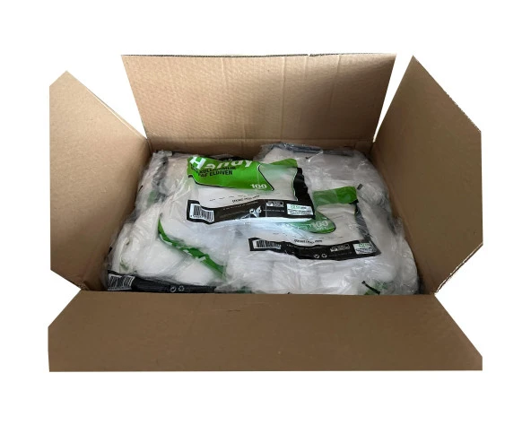 Handy HDPE İş Temizlik Tek Kullanımlık Şeffaf Eldiven / Büyük Boy / 100 Adetlik 100 Paket - Koli - Resim 2