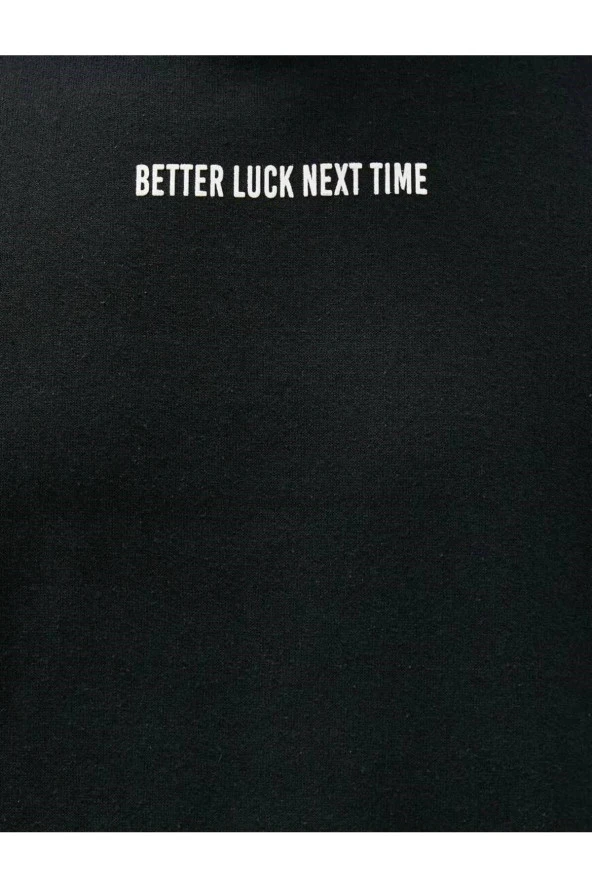 4wam70125mk Erkek Sweat Siyah - Resim 6