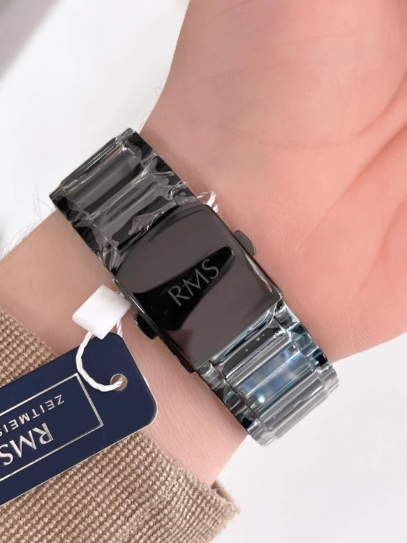 RM1439.08 Romanson Tam Otomatik&Kurmalı Özel Tasarım 50Mt Suya Dayanıklı Çelik Kordon Erkek Kol Saat - Resim 4