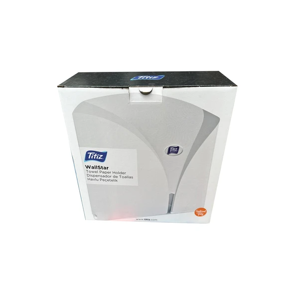 Titiz TP-267 Z Katlama Kağıt Havlu Dispenseri Aparatı - Beyaz - Plastik - 28 Cm. - 1 Adet - Resim 2