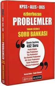 Pegem Yayınları KPSS ALES DGS Problemler Ezberbozan Soru Bankası