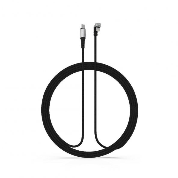 Syrox C132TL 30W PD Type-C Lightning İphone Oyun İçin Özel Tasarim Hasir Hızlı Şarj Data Kablosu - 2