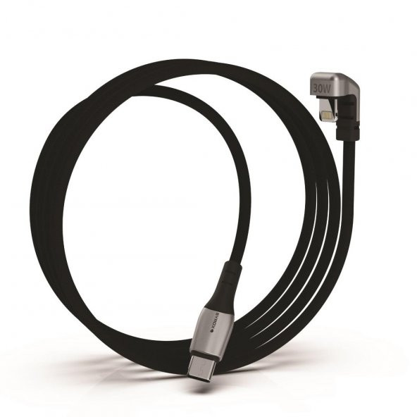 Syrox C132TL 30W PD Type-C Lightning İphone Oyun İçin Özel Tasarim Hasir Hızlı Şarj Data Kablosu - 3