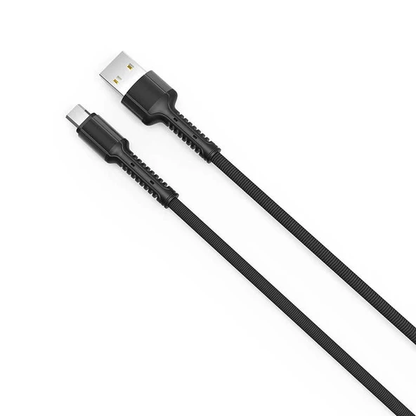 Zore LS65 2.4A  3 Metre Örgü Micro Usb Şarj Data  Kablo - 4