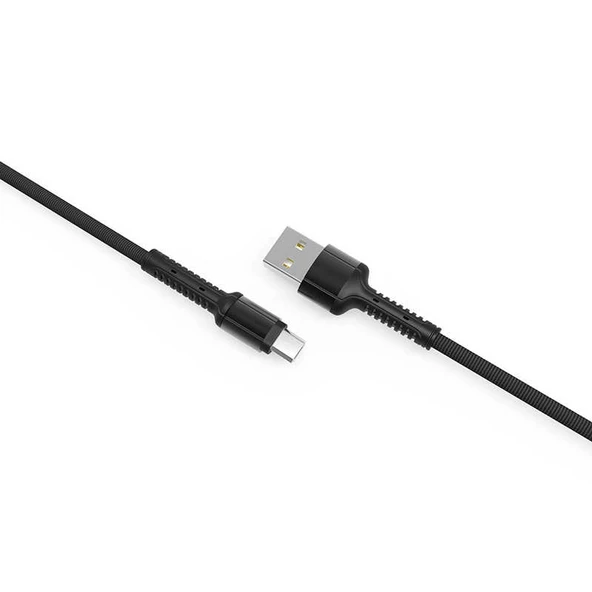 Zore LS65 2.4A  3 Metre Örgü Micro Usb Şarj Data  Kablo - 3