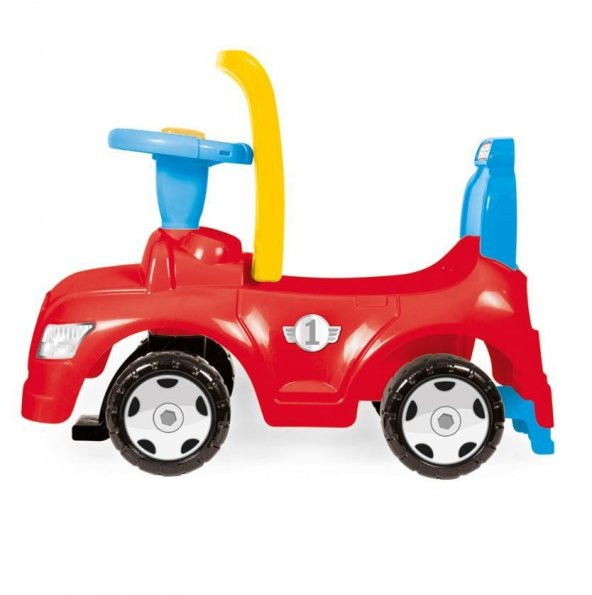 Dolu 8031 Step Car Toy Factory Yürüteç Araba STEP 2 in 1 İlk Arabam Kırmızı - 3