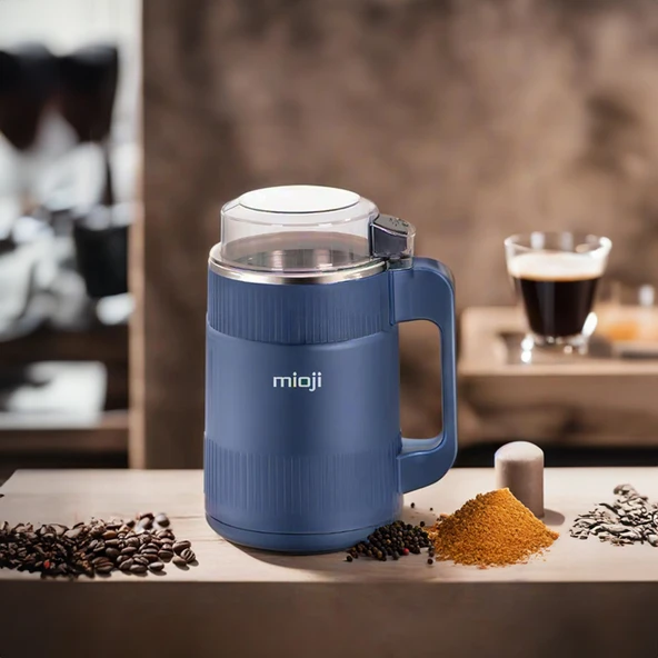 Mioji Mio CG34 500W Paslanmaz Çelik Bıçak Kompakt Baharat ve Kahve Öğütücü Mavi - 2
