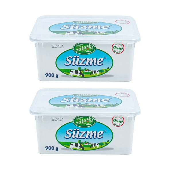 Sütaş Süzme Peynir 900 gr 2 li ürün görseli