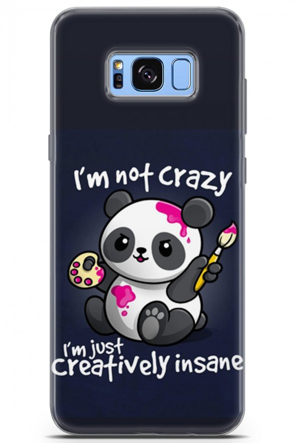 Samsung Galaxy S8 Plus Uyumlu Kılıf Panda 27 Telefon Kılıfı